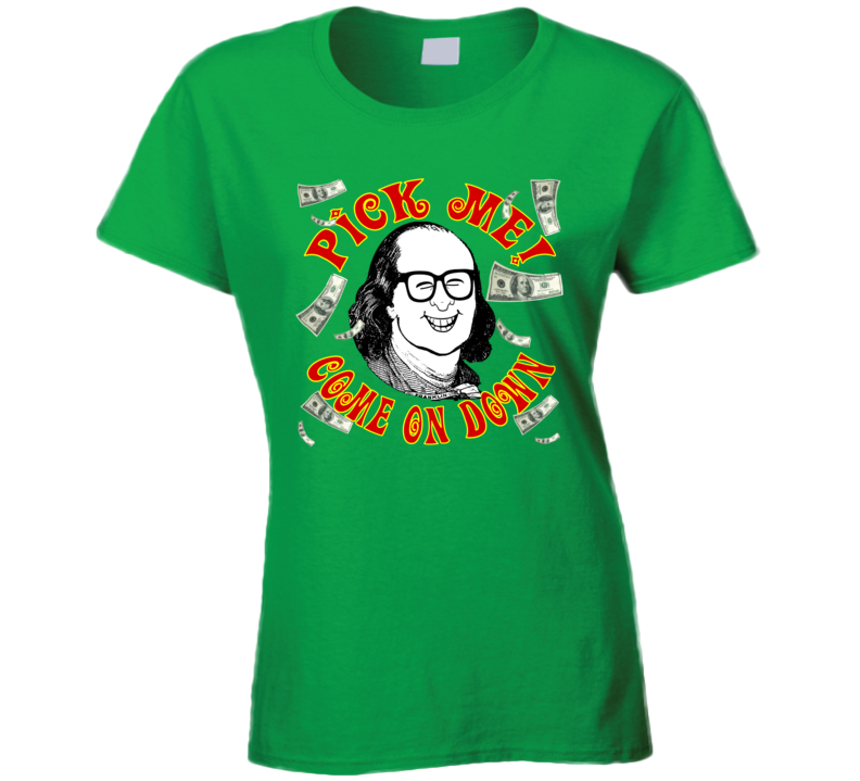 The Lucky Contestant Design T shirt Price Is Right For Your Event! Ladies The Lucky Contestant Design T shirt Price Is Right For Your Event! Ladies