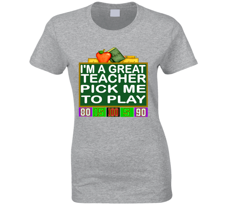 The Lucky Contestant Design T Shirt Price Is Right For Your Event! Ladies The Lucky Contestant Design T Shirt Price Is Right For Your Event! Ladies