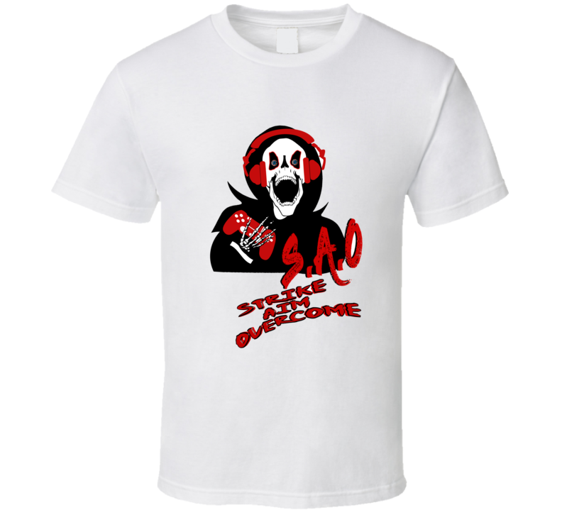 Sao - Strike Aim Overcome Gamer Tee T Shirt Sao - Strike Aim Overcome Gamer Tee T Shirt