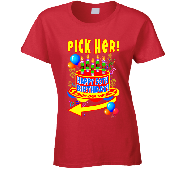   The Price Is Right Game Show Contestant Designer Ladies T Shirt Tshirt 