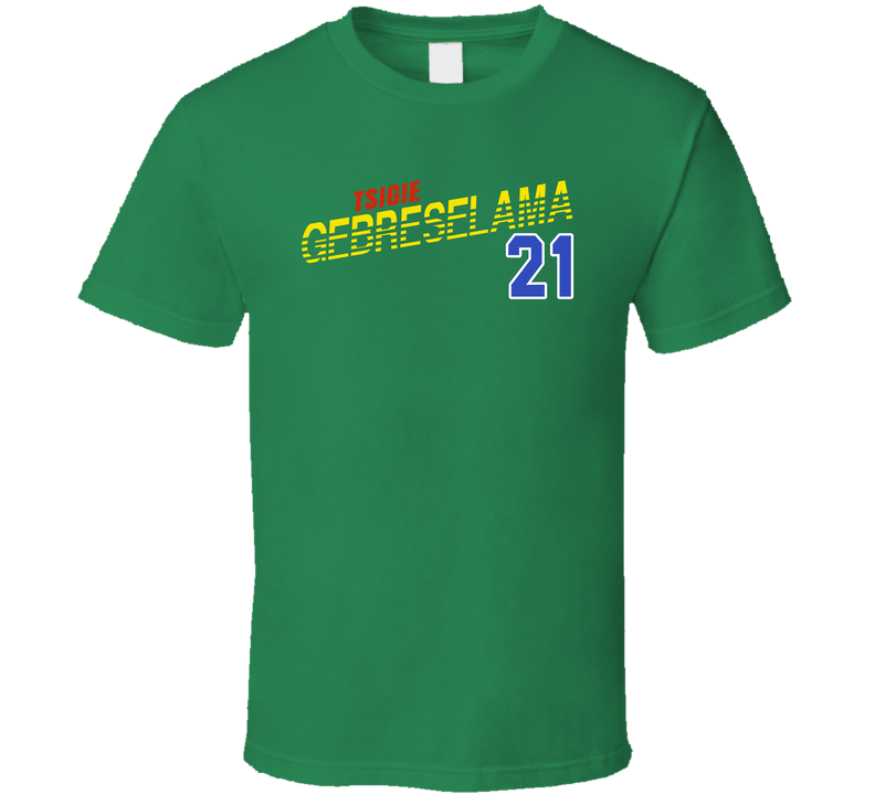 Tsigie Gebreselama Ethiopia Olympic Athlete T Shirt