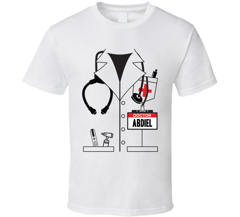 Doctor Abdiel Custom Name Halloween Costume T Shirt