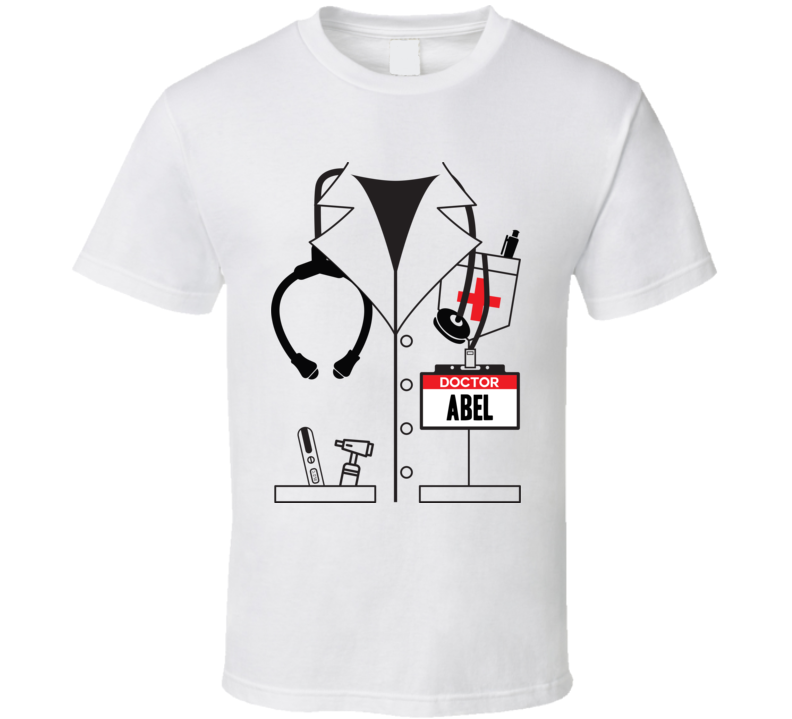 Doctor Abel Custom Name Halloween Costume T Shirt