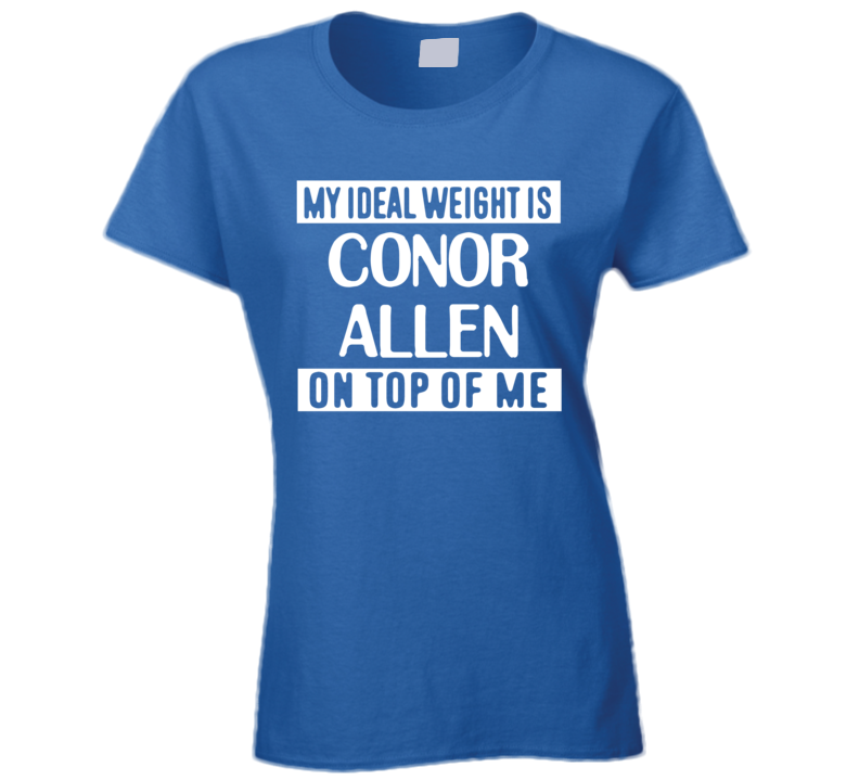 My Ideal Weight Is Conor Allen On Top Of Me New York NY Hockey Player 