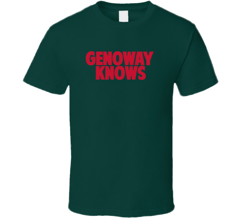 Chay Genoway Knows Minnesota Hockey Player Sports Fan T Shirt Chay Genoway Knows Minnesota Hockey Player Sports Fan T Shirt