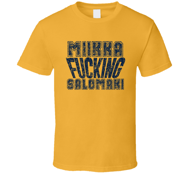 Miikka Fcking Salomaki Nashville Hockey Player Sports Fan Cool T Shirt