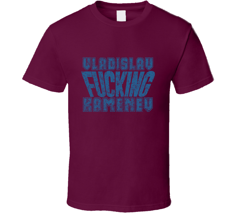 Vladislav Fcking Kamenev Colorado Hockey Player Sports Fan Cool T Shir