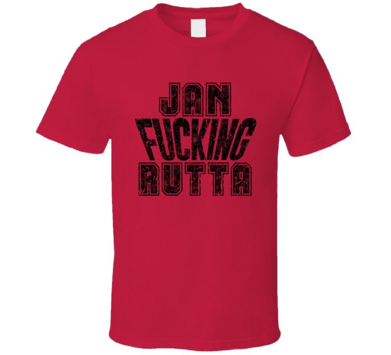 Jan Fcking Rutta Chicago Hockey Players Sports Fan Cool T Shirt