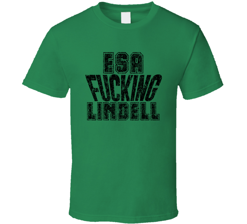 Esa Fcking Lindell Dallas Hockey Player Sports Fan Cool T Shirt