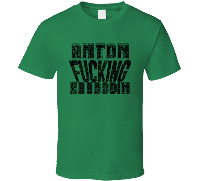 Anton Fcking Khudobin Dallas Hockey Player Sports Fan Cool T Shirt