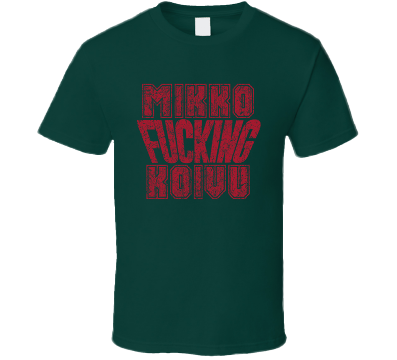 Mikko Fcking Koivu Minnesota Hockey Player Sports Fan Cool T Shirt