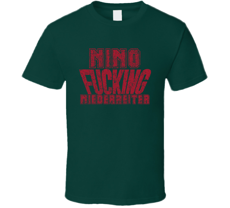 Nino Fcking Niederreiter Minnesota Hockey Player Sports Fan Cool T Shi