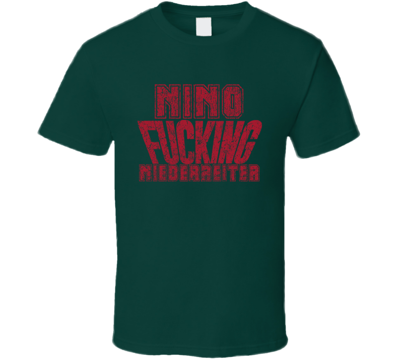 Nino Fcking Niederreiter Minnesota Hockey Player Sports Fan Cool T Shirt