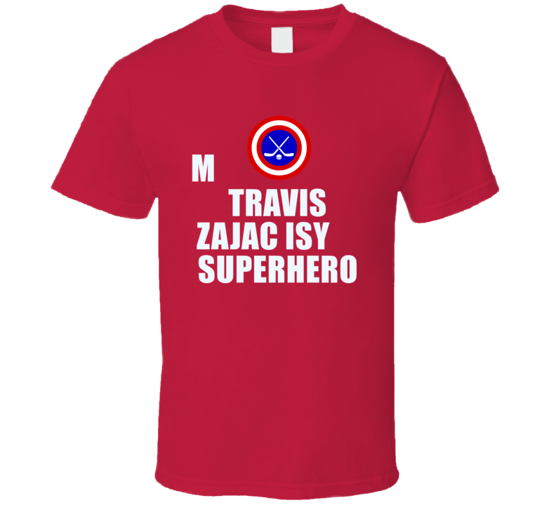 Travis Zajac Is My Superhero New Jersey Hockey Fan Gift T Shirt