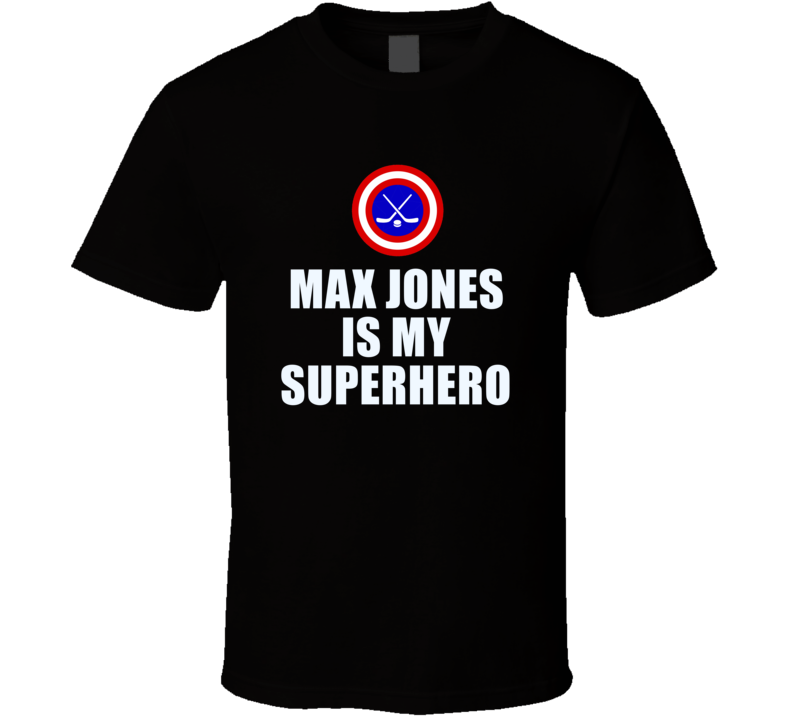 Max Jones Is My Superhero Anaheim Hockey Fan Gift T Shirt