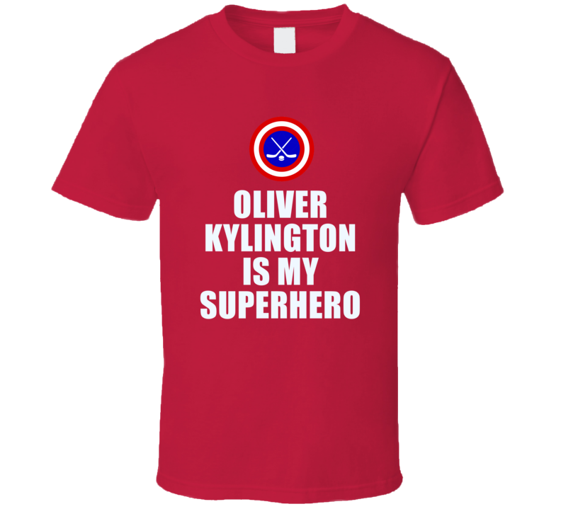 Oliver Kylington Is My Superhero Calgary Hockey Fan Gift T Shirt