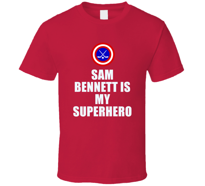 Sam Bennett Is My Superhero Calgary Hockey Fan Gift T Shirt
