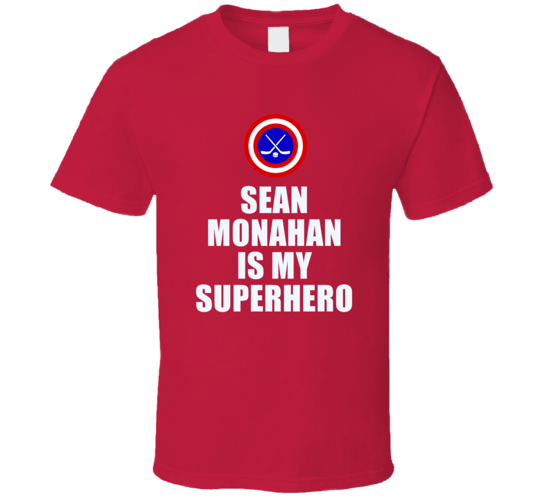 Sean Monahan Is My Superhero Calgary Hockey Fan Gift T Shirt