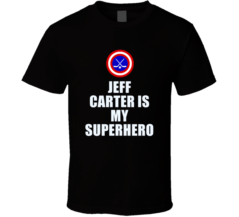Jeff Carter Is My Superhero Los Angeles Hockey Fan Gift T Shirt