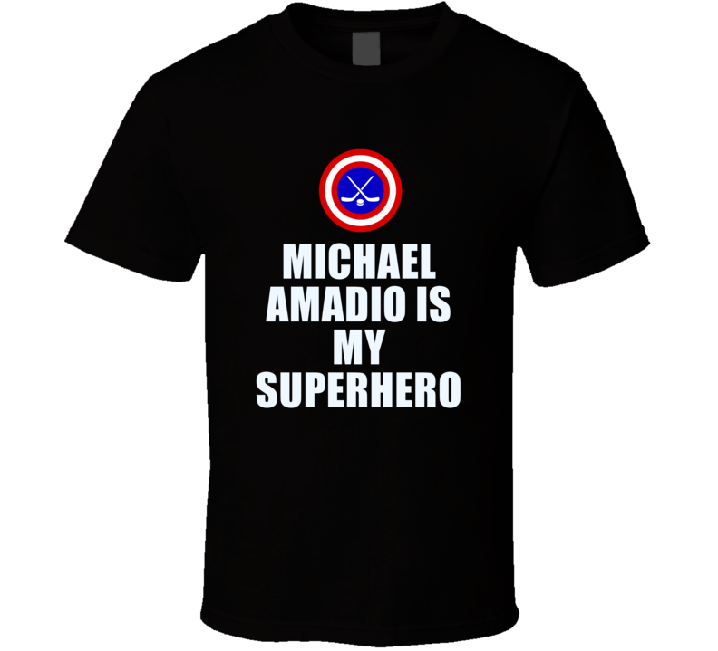 Michael Amadio Is My Superhero Los Angeles Hockey Fan Gift T Shirt