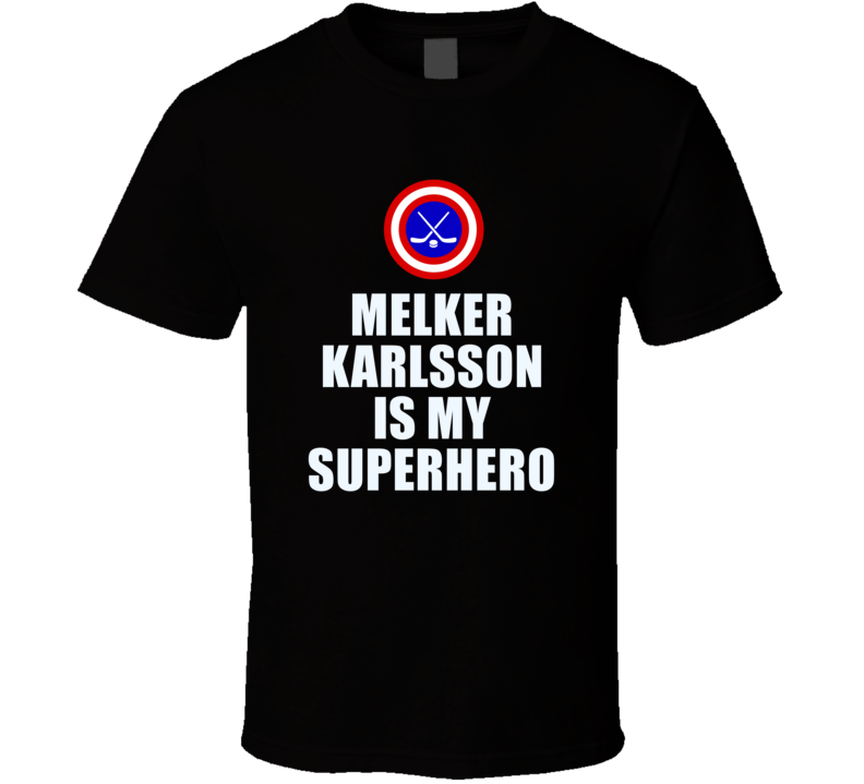 Melker Karlsson Is My Superhero San Jose Hockey Fan Gift T Shirt