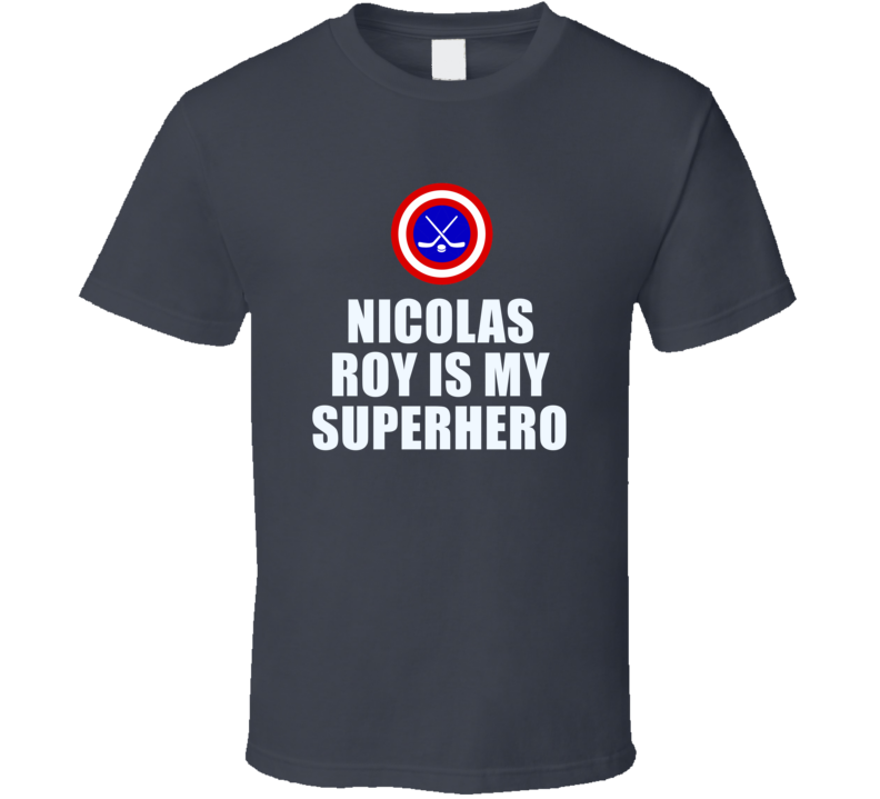 Nicolas Roy Is My Superhero Vegas Hockey Fan Gift T Shirt