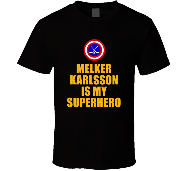 Melker Karlsson Is My Superhero Vancouver Hockey Fan Gift T Shirt