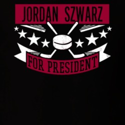 Jordan Szwarz For President Arizona Hockey Player Funny Political Satire Sports Fan T Shirt 21243258