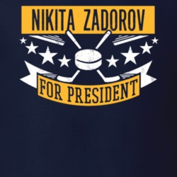 Nikita Zadorov For President Buffalo Hockey Player Funny Political Satire Sports Fan T Shirt 21244520