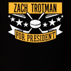 Zach Trotman For President Boston Hockey Player Funny Political Satire Sports Fan T Shirt 21244800