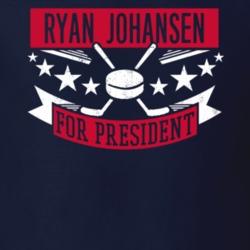 Ryan Johansen For President Columbus Hockey Player Funny Political Satire Sports Fan T Shirt 21247519