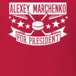 Alexey Marchenko For President Detroit Hockey Player Funny Political Satire Sports Fan T Shirt 21247612