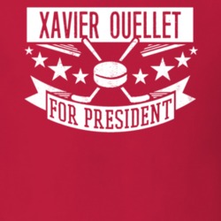 Xavier Ouellet For President Detroit Hockey Player Funny Political Satire Sports Fan T Shirt 21247623