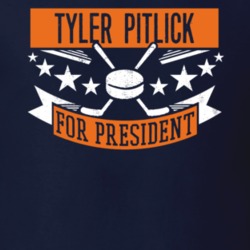 Tyler Pitlick For President Edmonton Hockey Player Funny Political Satire Sports Fan T Shirt 21248166