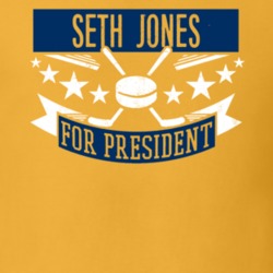Seth Jones For President Nashville Hockey Player Funny Political Satire Sports Fan T Shirt 21249831