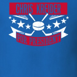 Chris Kreider For President New York Hockey Player Funny Political Satire Sports Fan T Shirt 21252385