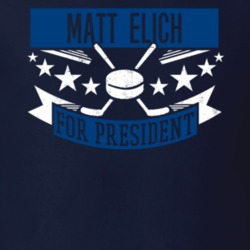 Matt Elich For President Tampa Bay Hockey Player Funny Political Satire Sports Fan T Shirt 21329655