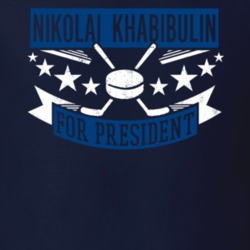 Nikolai Khabibulin For President Tampa Bay Hockey Player Funny Political Satire Sports Fan T Shirt 21329750