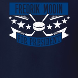 Fredrik Modin For President Tampa Bay Hockey Player Funny Political Satire Sports Fan T Shirt 21329856
