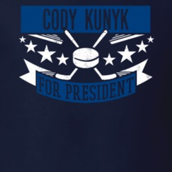 Cody Kunyk For President Tampa Bay Hockey Player Funny Political Satire Sports Fan T Shirt 21330701