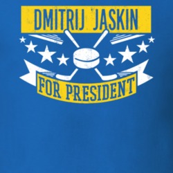 Dmitrij Jaskin For President St Louis Hockey Player Funny Political Satire Sports Fan T Shirt 21330709