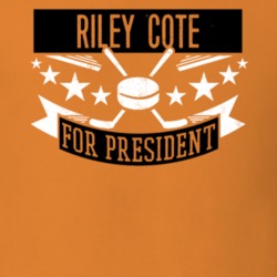 Riley Cote For President Philadelphia Hockey Player Funny Political Satire Sports Fan T Shirt 21331034
