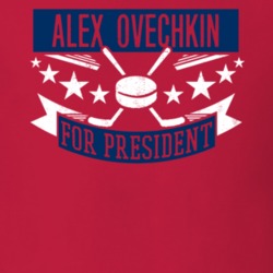 Alex Ovechkin For President Washington Hockey Player Funny Political Satire Sports Fan T Shirt 21343713