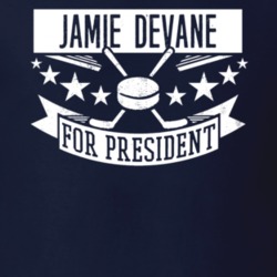 Jamie Devane For President Toronto Hockey Player Funny Political Satire Sports Fan T Shirt 21343876