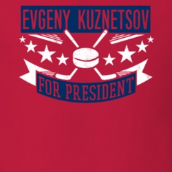 Evgeny Kuznetsov For President Washington Hockey Player Funny Political Satire Sports Fan T Shirt 21343974