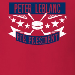 Peter Leblanc For President Washington Hockey Player Funny Political Satire Sports Fan T Shirt 21343989
