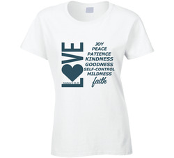 Love, Joy, Peace, Etc-te Ladies T-Shirt 38098747