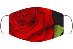 Red Rose Face Mask Cover 38110420