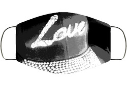 Love White Beads Face Mask Cover 38110794