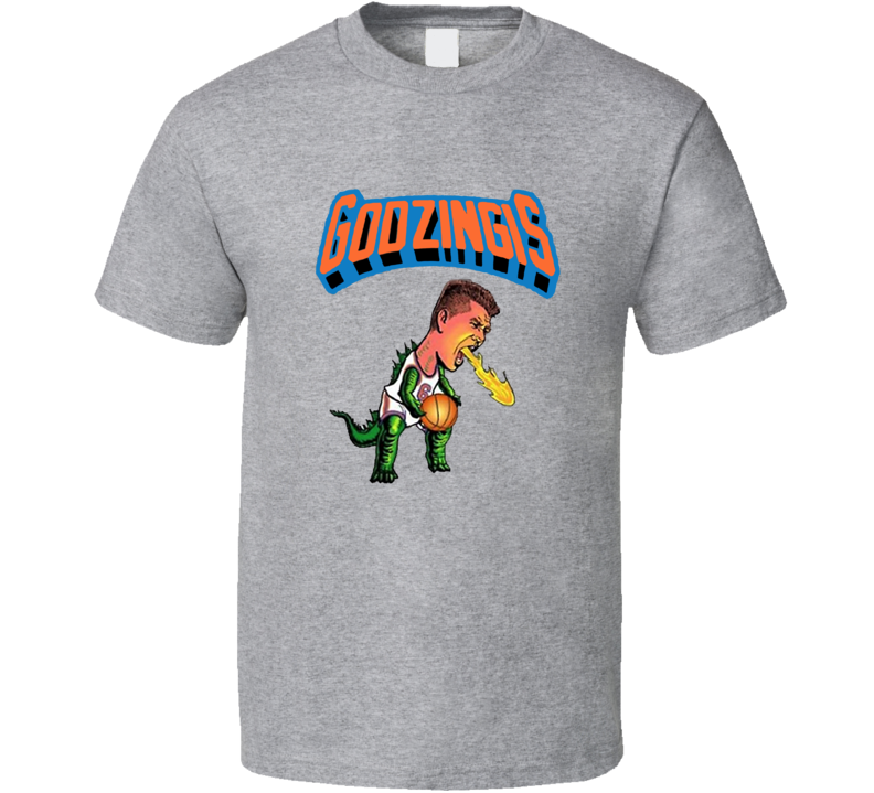Kristaps Porzingis Godzingis New York Knicks Basketball Sports T Shirt Kristaps Porzingis Godzingis New York Knicks Basketball Sports T Shirt